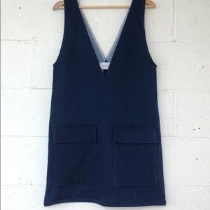 Odeyalo denim jumper dress